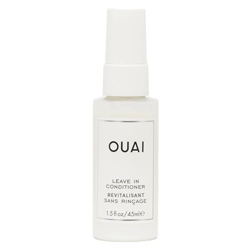 OUAI Leave-In Conditioner & Heat Protectant - Smooth Frizz, Add Shine, Detangles - 1.5oz