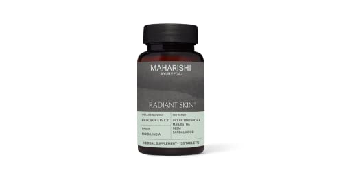 Maharishi Ayurveda Radiant Skin Detox Herbal Supplement - Promotes Clear Skin, 120 Tablets