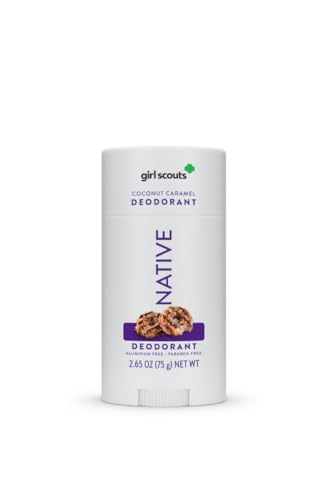 Native Coconut Caramel Cookie Deodorant - Aluminum Free, Long-Lasting Protection - 2.65oz