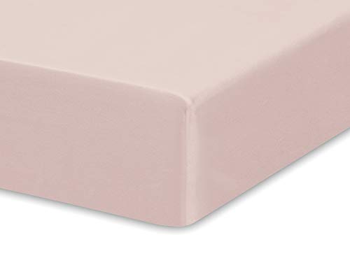 Pure Bamboo Crib Fitted Sheet - 100% Organic, Soft & Cooling, Fits Standard Crib Mattress - Pink