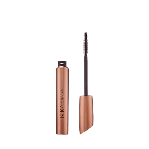 INIKA Organic Curvy Lash Mascara - Lifts, Lengthens, & Strengthens with Castor Oil - 0.27 fl oz