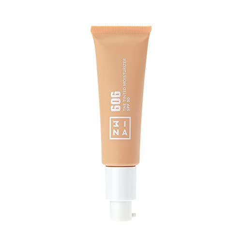 3INA Tinted Moisturizer - SPF 30 Protection, Hydrating with Hyaluronic Acid - Ultra Light Pink, 1 oz