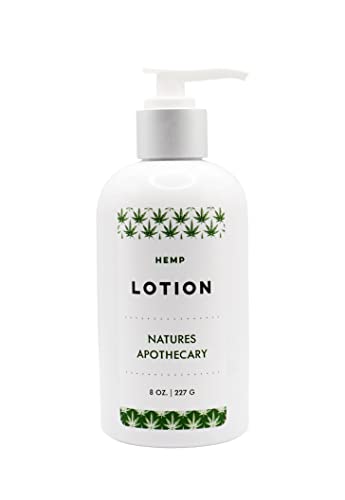 All-Natural Hemp & Patchouli Body Lotion - Nourishes Dry Skin, Hypoallergenic, 8oz