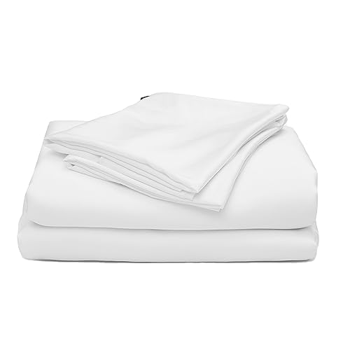 ettitude Lyocell Bed Sheet Set - Silky-Soft, Breathable, OEKO-TEX Certified - Queen, Cloud