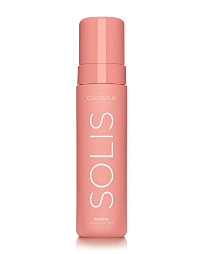 COCOSOLIS SOLIS Instant Weekend Tan Self-Tanner - Flawless Glow, Plant-Based DHA - 200ml