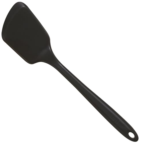 GIR Ultimate Silicone Spatula Turner - Heat Resistant, Nonstick, BPA-Free, 12.6"x3" - Black