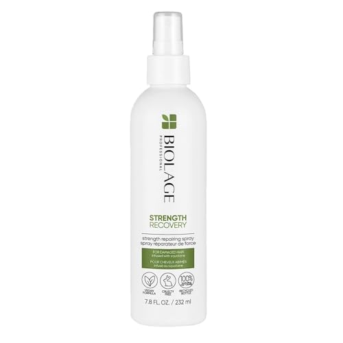 Biolage Strength Recovery Leave-In Conditioner - Repairs Damage, Vegan & Cruelty-Free - 7.8 Fl. Oz