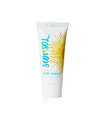 World Amenities Body Wash - Refreshing Coconut & Vanilla, Cruelty-Free - 0.7 oz, 50 Count