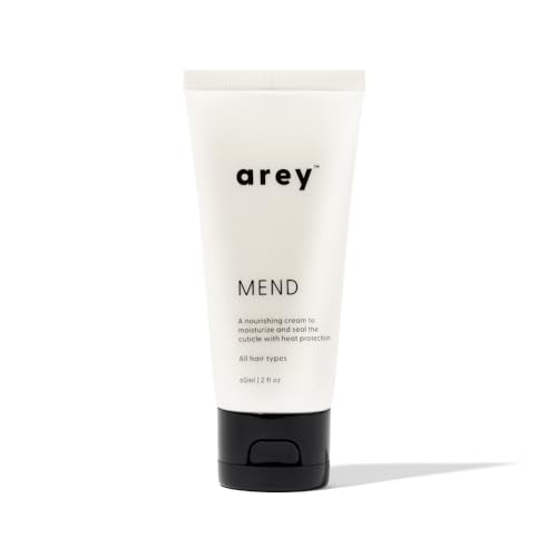 Arey Mend Heat Protectant Leave-In Conditioner - Reduces Breakage, Detangles, Vegan - 2 Fl Oz