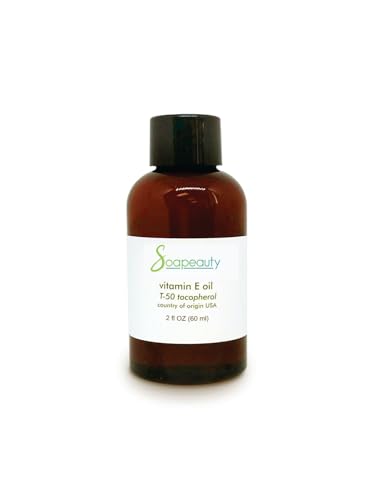 Soapeauty Tocopherol T-50 Vitamin E Oil - Nourishes Skin, Hair & Scars - 2oz Multi-Purpose