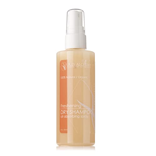 RD ALCHEMY Dry Shampoo Spray - Natural Oil Absorber, Non-Aerosol, Fresh Scent - 4oz