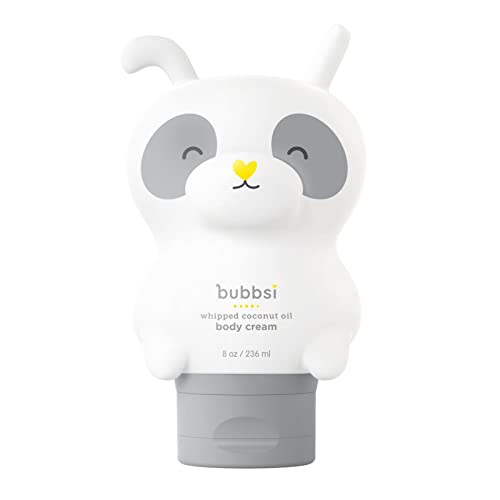 Bubbsi Baby Body Lotion - Moisturizes Eczema & Dry Skin, Vegan, Organic Oils - 8oz Refillable