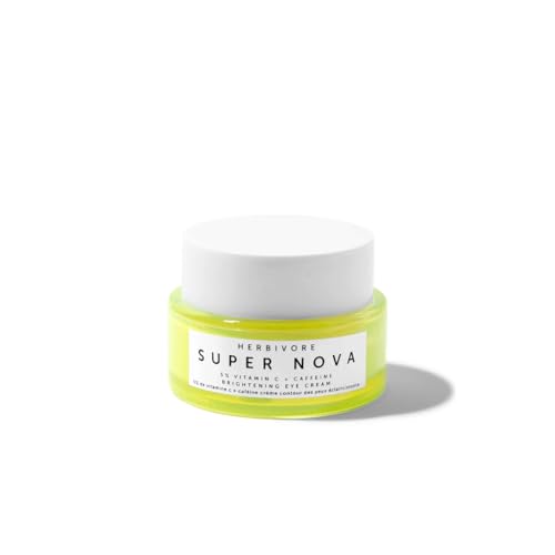 HERBIVORE Super Nova Eye Cream - Reduces Dark Circles & Puffiness, Brightens Eyes - 15mL