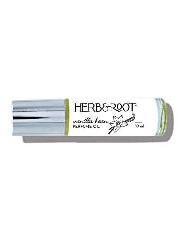 Herb & Root Vanilla Perfume Oil - Hypoallergenic, Vegan, Long-lasting Rollerball - 10ml