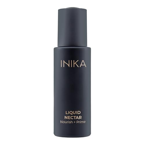 INIKA Organic Face Primer - 3-in-1 Hydration, Non-Comedogenic, Vegan - 30ml Glass Bottle