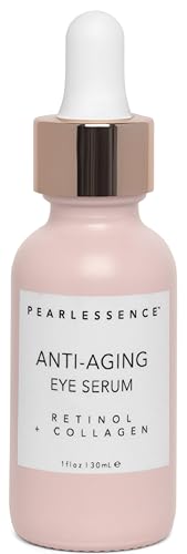 Pearlessence Eye Serum - Reduces Fine Lines & Wrinkles, Lightweight Retinol & Collagen - 1oz