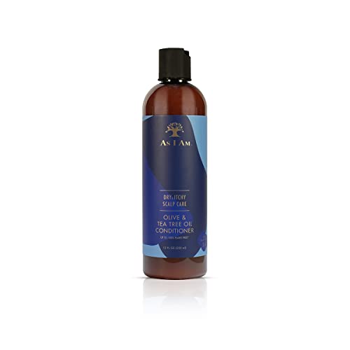 As I Am Conditioner - Relieves Itchy Scalp, Moisturizes & Strengthens - 12oz with Zinc & Oils