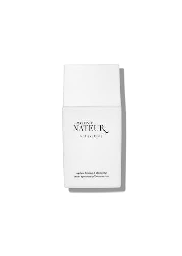 Agent Nateur Sunscreen - Hydrating, Antioxidant-Rich SPF 50+ with Non-Nano Zinc Oxide - 1 Fl Oz