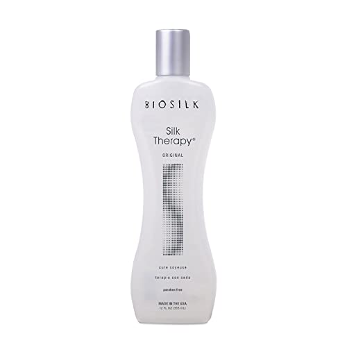BIOSILK Leave-in Hair Conditioner - Replenishes & Prevents Split Ends, 12 Fl Oz