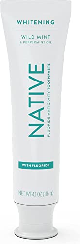 Native Toothpaste - Fluoride Formula for Cavity Protection, Naturally-Derived Ingredients - 4.1oz