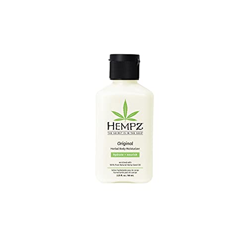 Hempz Original Body Moisturizer - Hydrates & Nourishes with Natural Hemp Seed Oil - 2.25oz