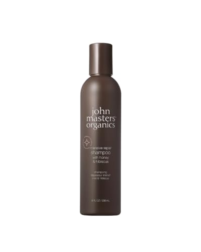 John Masters Organics Shampoo - Deep Repair, Nourishing Honey & Hibiscus - 8 fl oz