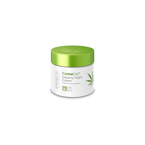 Andalou Naturals CannaCell Night Cream - Nourishing Plant-Based Antioxidants, 1.7oz