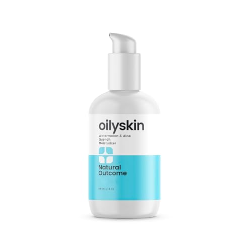 Natural Outcome Oily Skin Moisturizer - Hydrating, Oil-Free Gel with Watermelon & Aloe - 4oz