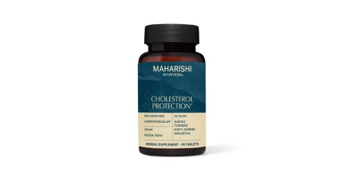 Maharishi Ayurveda Cholesterol Protection Herbal Supplement - Supports Healthy Levels, 60 Tablets