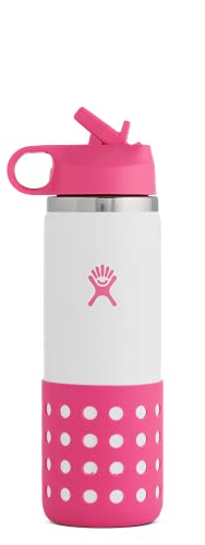 Hydro Flask Kids Water Bottle - Insulated, BPA-Free, Easy Sip Straw Lid - 20oz