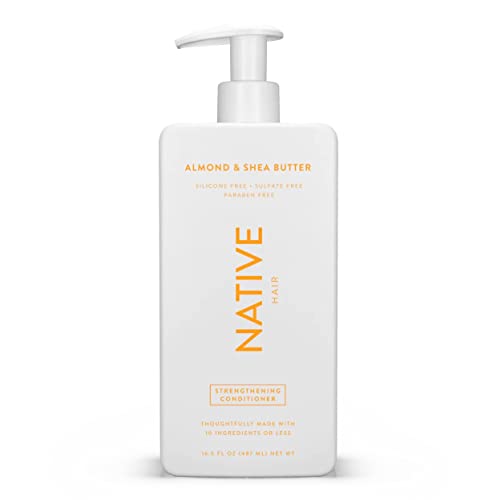 Native Vegan Strengthening Conditioner - Nourishing Almond & Shea Butter, 16.5 fl oz
