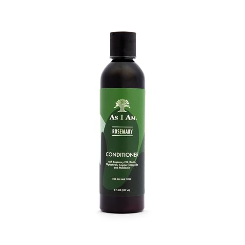 As I Am Rosemary Conditioner - Strengthens & Moisturizes, Melatonin & Ceramide - 8 oz