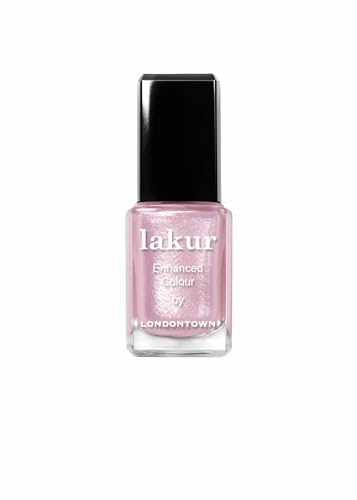 LONDONTOWN Baby Pink Glitter Nail Polish - Vegan, Chip-Resistant, Long-Lasting - .40 fl oz