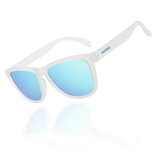 Waxhead Recycled Plastic Sunglasses - Polarized UV Protection, Lightweight & Colorful - Turquoise