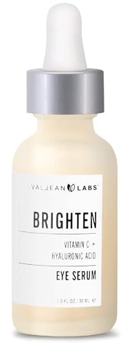 Valjean Labs Eye Serum - Brightens Skin Tone, Minimizes Dark Circles, Paraben & Cruelty Free - 1 oz