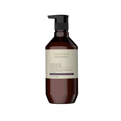 Theorie Moroccan Fig Hand Soap - Antimicrobial & Hydrating, Nourishing Oils - 400mL Pump