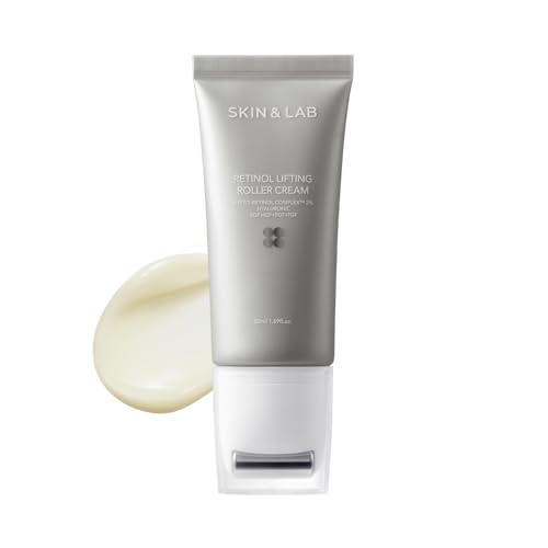 [SKIN&LAB] Retinol Lifting Roller Cream - Reduces Fine Lines, Vegan, Low Irritation - 1.69 fl. oz.