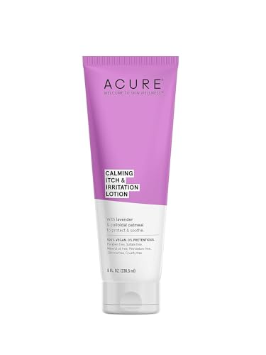 ACURE Calming Itch Lotion - Soothes Dry Skin, Plant-Based Ingredients, Lavender Aroma - 8 Fl Oz