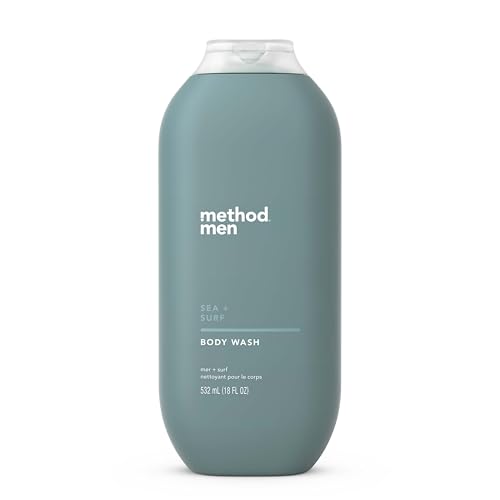 Method Men Body Wash - Plant-Based Cleansers, Paraben & Phthalate Free, 65% Recycled Plastic - 18oz