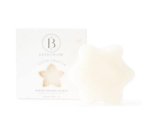 Bathorium Little Charlie Konjac Body Sponge - Gentle Cleansing for Sensitive Skin - 1 Sponge