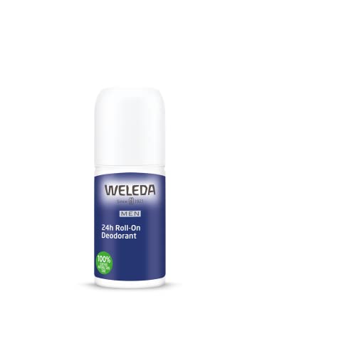 Weleda Men's 24H Roll-On Deodorant - Plant-Powered Odor Protection, No Aluminum Salts - 1.7oz