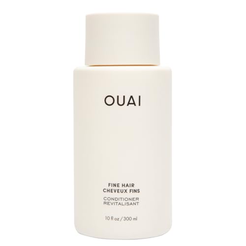 OUAI Fine Hair Conditioner - Adds Volume & Softness with Keratin, Biotin & Chia Seed Oil - 10 oz