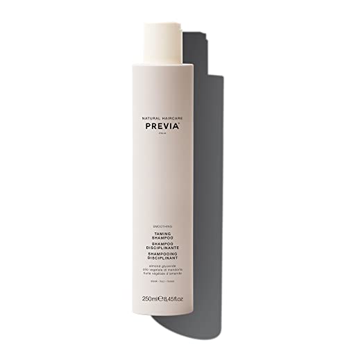 PREVIA Smoothing Shampoo - Reduces Frizz & Boosts Hydration, Vegan & Paraben-Free - 8.45 oz