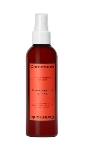 Ceremonia Guava Rescue Spray - Detangler & Heat Protectant, Color Safe, 6.70 Fl Oz