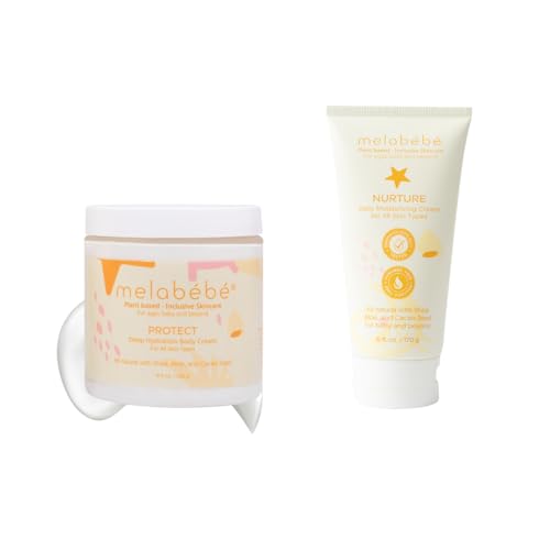 Melabebe Baby Skin Care Bundle - Deep Hydration & Eczema Relief, Non-Greasy - Moisturizing Creams