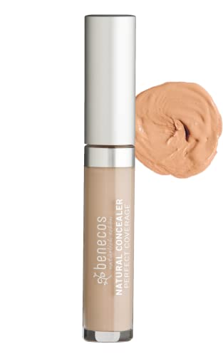 benecos Natural Concealer - Covers Dark Circles & Blemishes, Long-Lasting, Light Shade