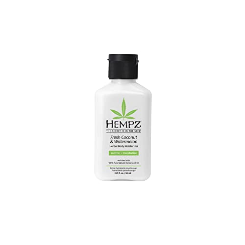 Hempz Herbal Body Lotion - Nourishing Hydration with Coconut & Watermelon - 2.25oz