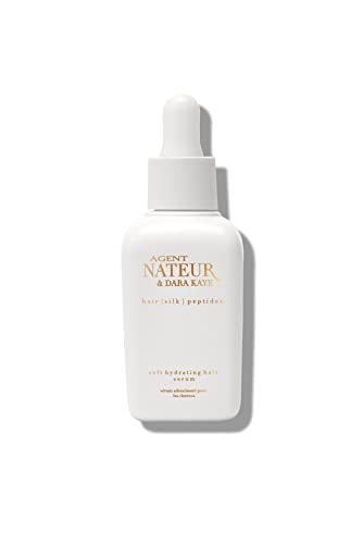 Agent Nateur Hair Serum - Hydrating Peptides for Soft, Shiny Hair, Vegan & Non-Toxic - 1.7 fl oz