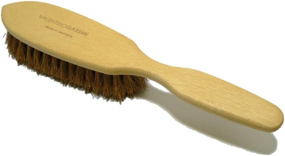 Valentino Garemi Carpet Cleaning Brush - 100% Natural Coconut Fibers, Pet Hair Remover - 11"