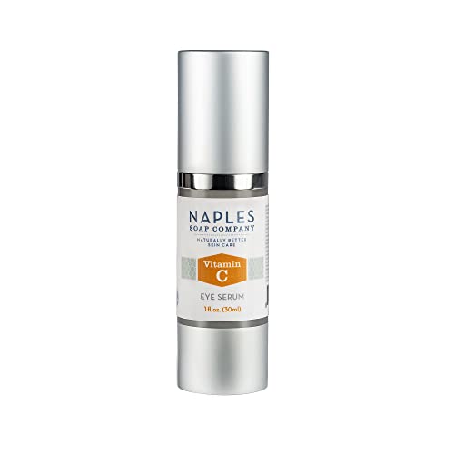 Naples Soap Company Eye Serum - Brightens & Hydrates with 5% Vitamin C, Vegan - 1 oz